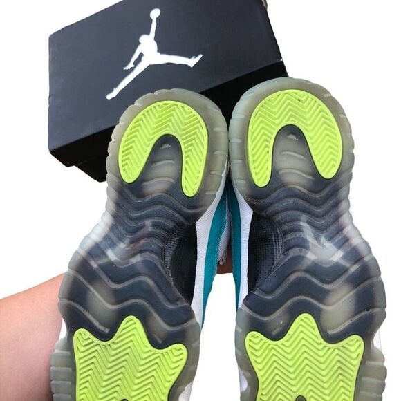 Rare 2013 air jordan 11 retro low aqua safari size 8 - Picture 11 of 16